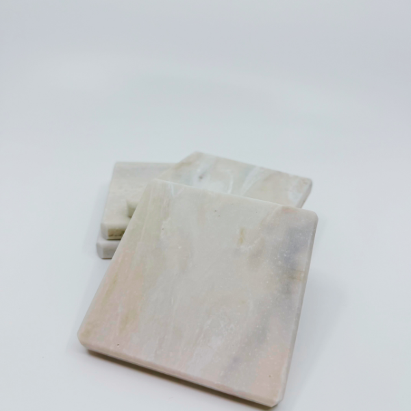 Solid Surface Coaster Set